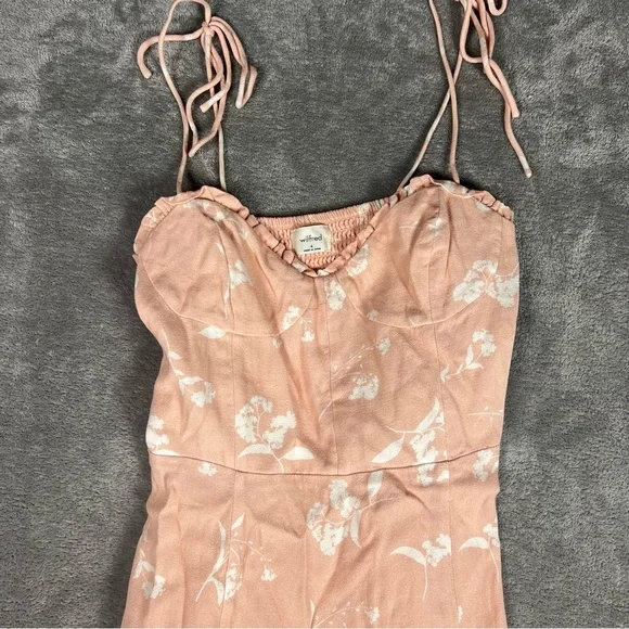 Aritzia Dress Womens 4 Wilfred Fable Floral Dainty Feminine Cottagecore Coquette - Picture 2 of 13